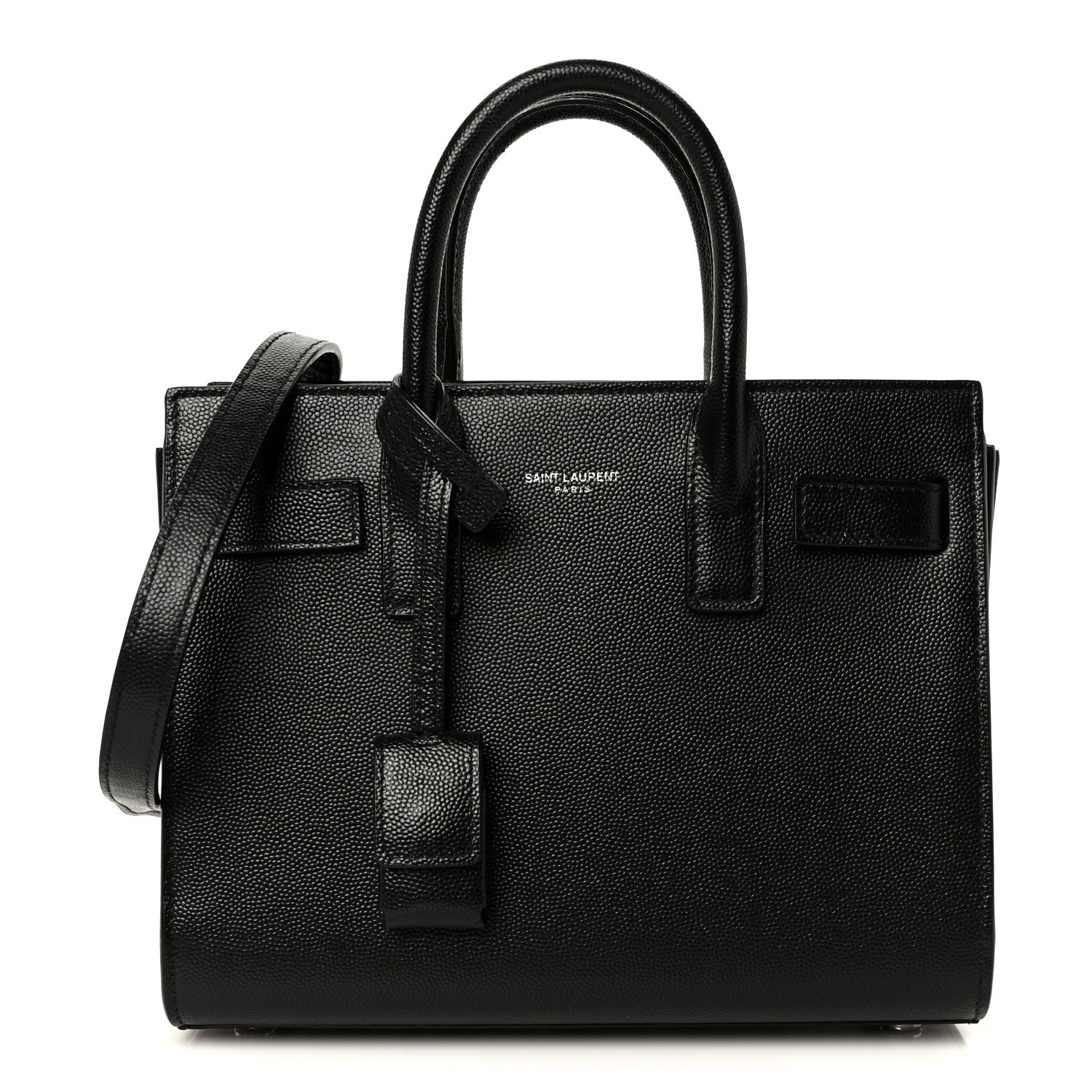 Saint Laurent Grain de Poudre Nano Sac De Jour Black 1 of 11