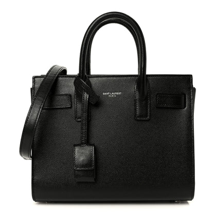 Saint Laurent Grain de Poudre Nano Sac De Jour Black 1 of 11