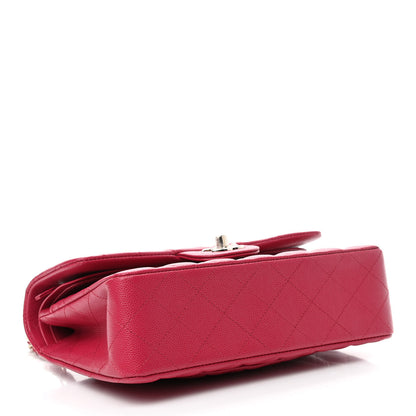Chanel Caviar Quilted Small Double Flap Dark Pink 3 of 4