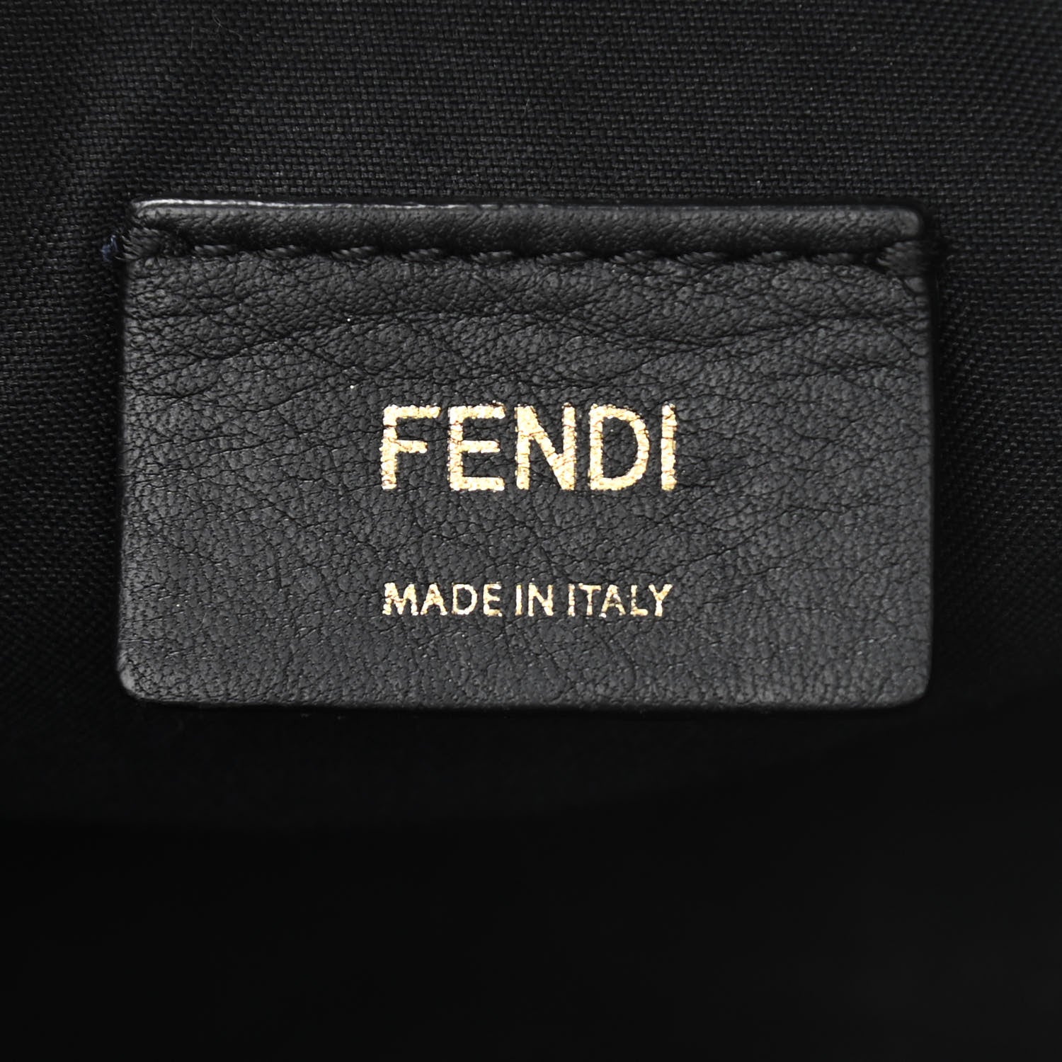 Fendi Vitello Century Bi-Color FF 1974 Embossed Mini Camera Case Maya Black 6 of 11