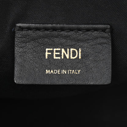 Fendi Vitello Century Bi-Color FF 1974 Embossed Mini Camera Case Maya Black 6 of 11