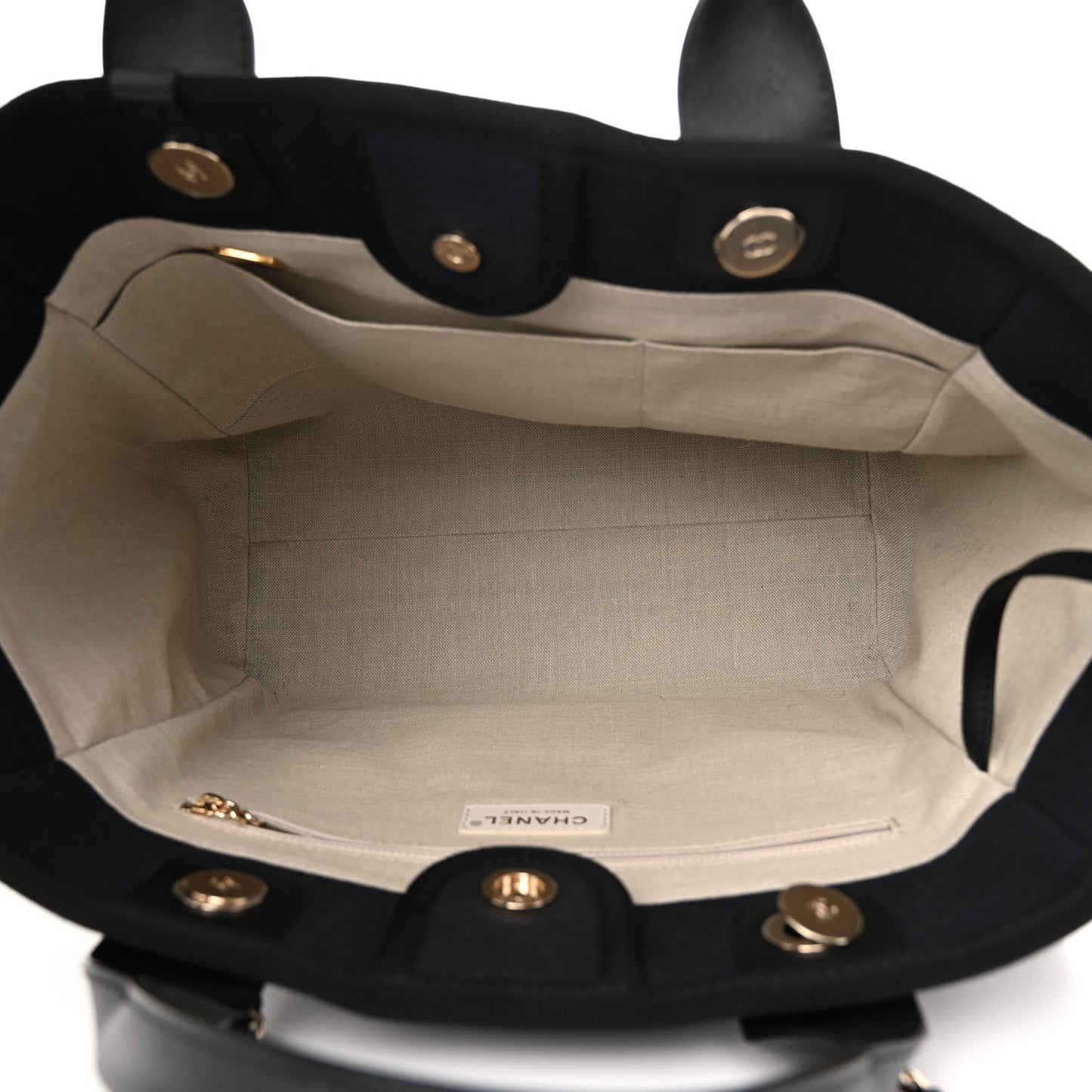 Mixed Fibers Small Deauville Tote Black