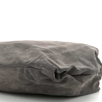 Jimmy Choo Suede Ana Hobo Shopping Tote Storm 9 of 9