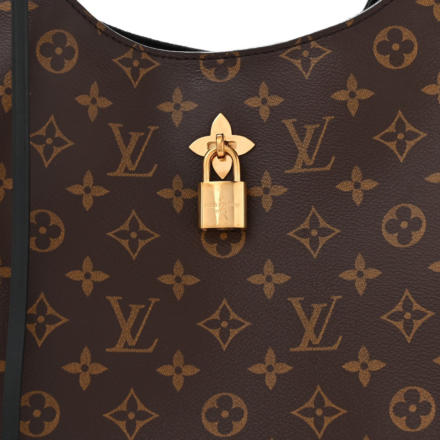 Louis Vuitton Monogram Flower Hobo Black 8 of 10