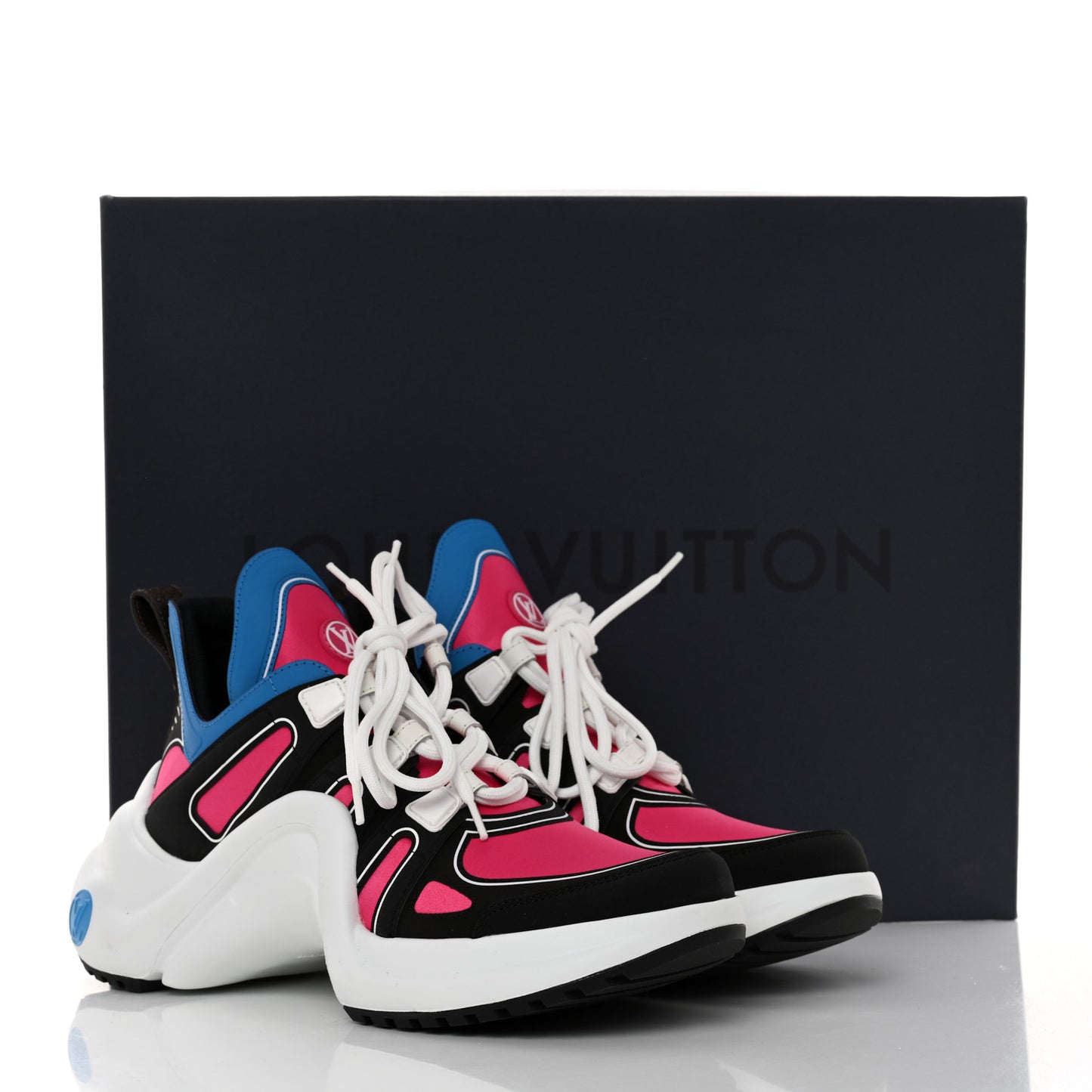 Technical Fabric LV Archlight Sneaker 40 Fuchsia
