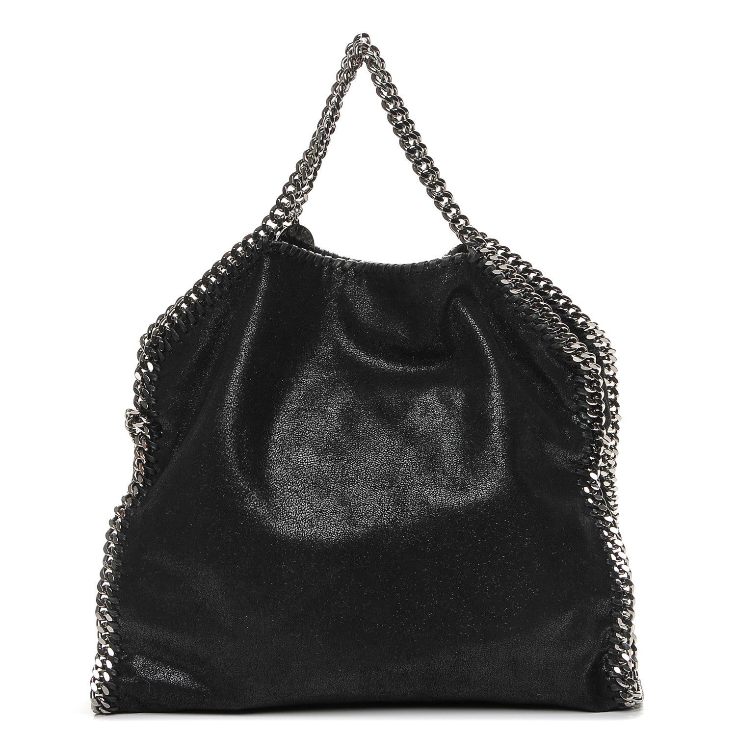 Stella McCartney Shaggy Deer Falabella Fold Over Tote Black 1 of 6