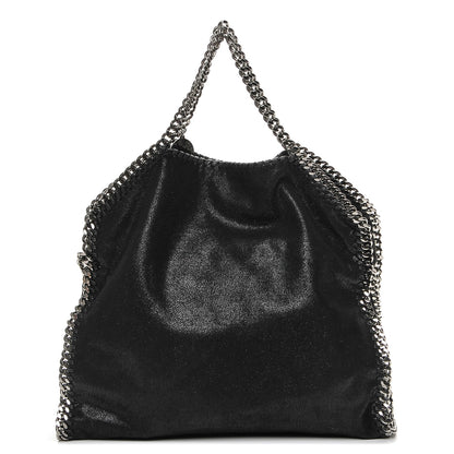 Stella McCartney Shaggy Deer Falabella Fold Over Tote Black 1 of 6