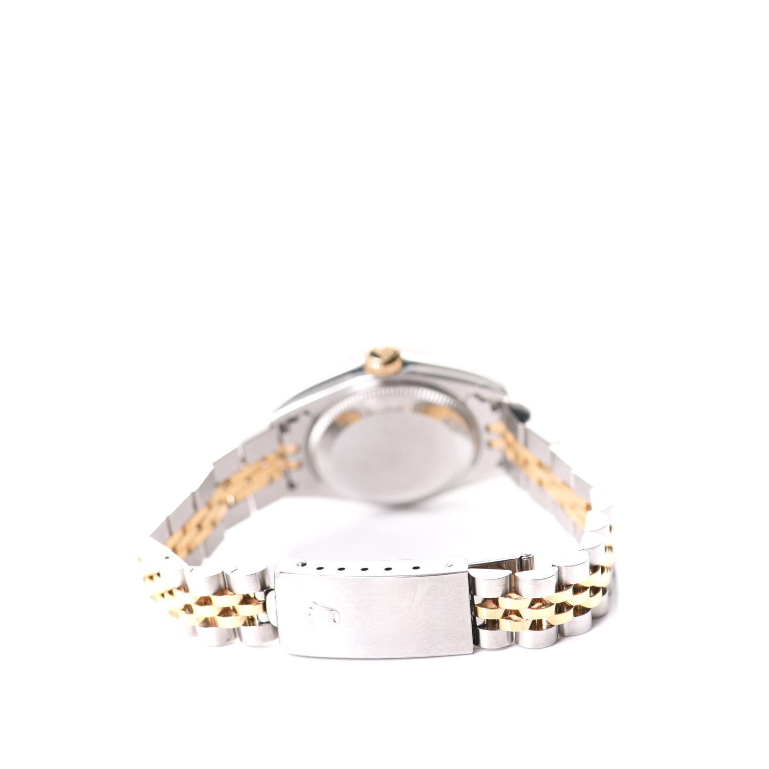 Rolex Stainless Steel 18K Yellow Gold Diamond 26mm Oyster Perpetual Datejust Watch Champagne 69173 3 of 6