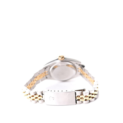 Rolex Stainless Steel 18K Yellow Gold Diamond 26mm Oyster Perpetual Datejust Watch Champagne 69173 3 of 6