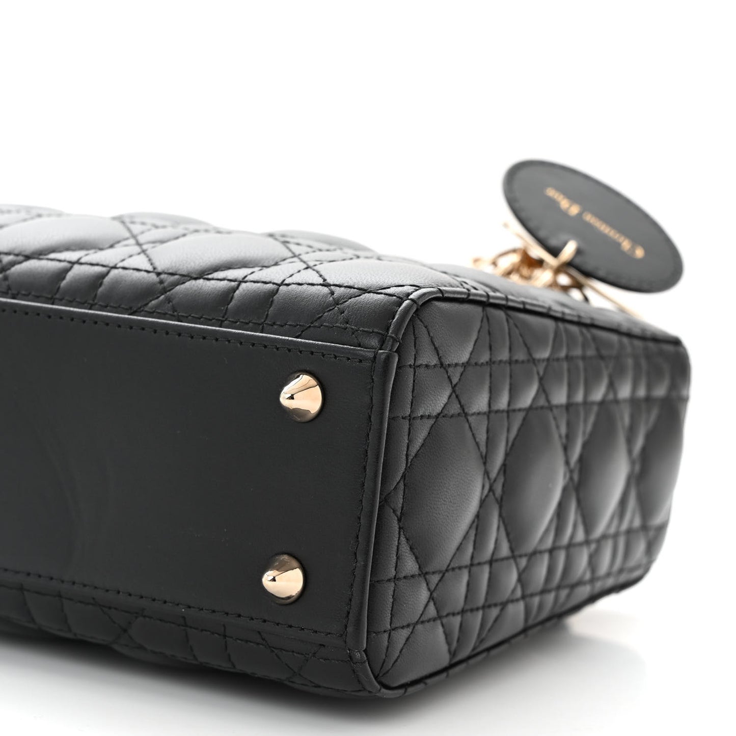 Lambskin Cannage Small My ABCDior Lady Dior Black