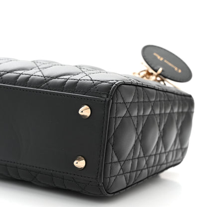 Christian Dior Lambskin Cannage Small My ABCDior Lady Dior Black 10 of 11