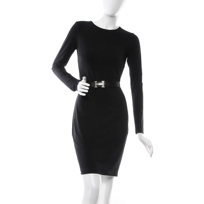 Hermes Box Chamonix 32mm H Belt 80 Black Chocolate 2 of 10