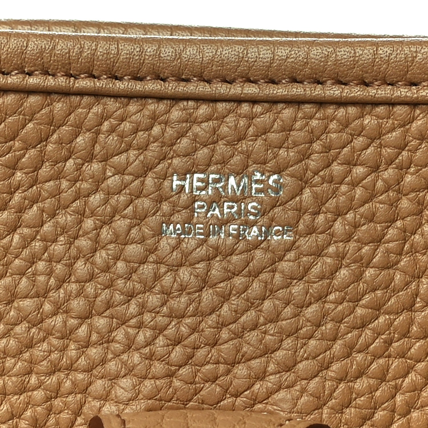 Hermes Taurillon Clemence Evelyne III PM Biscuit 5 of 8