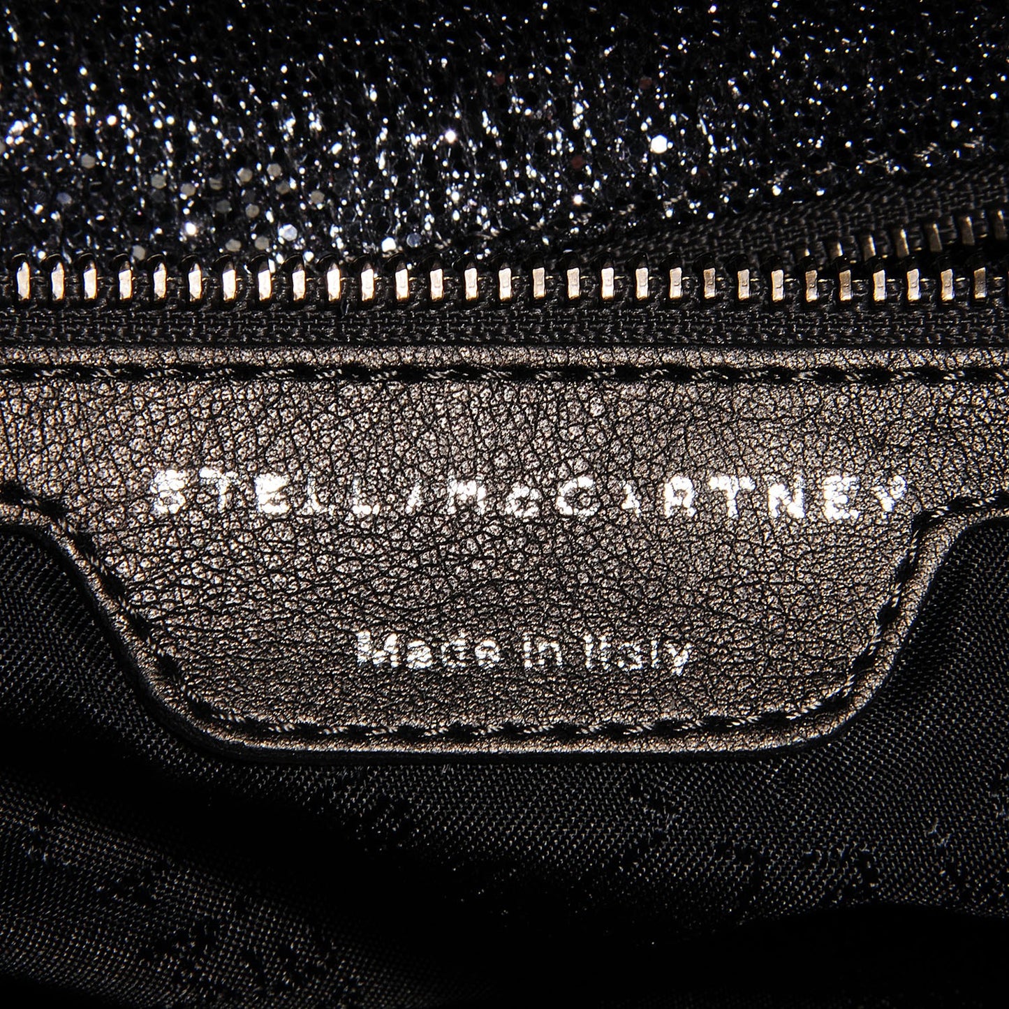 Metallic Linen Falabella Grey