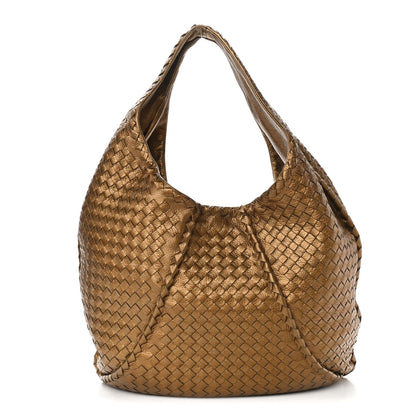 Bottega Veneta Cervo Intrecciato Large Simple Hobo New Bronze 1 of 11