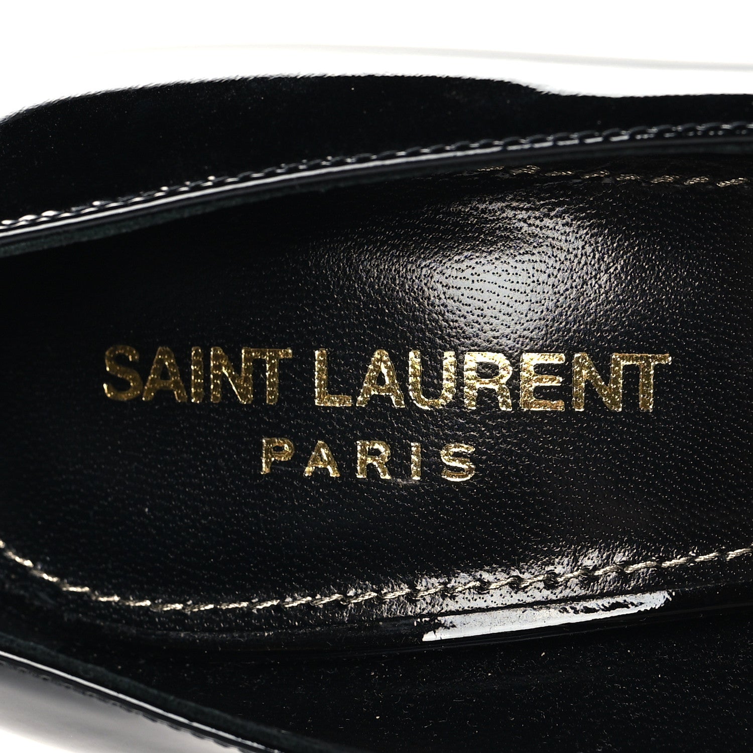 Saint Laurent Patent Opyum 110 Pumps 37 Black 9 of 10