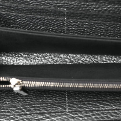 Fendi Cuoio Romano Lux Selleria Zip Around Wallet Argento 5 of 7