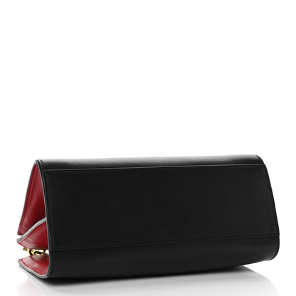 Gucci Nappa Bamboo Web Mini Nymphaea Top Handle Bag Black 4 of 15