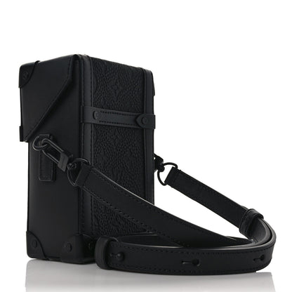 Louis Vuitton Taurillon Monogram Vertical Trunk Wearable Wallet Black 3 of 8