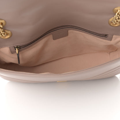 Gucci Calfskin Matelasse Medium GG Marmont Shoulder Bag Porcelain Rose 5 of 10