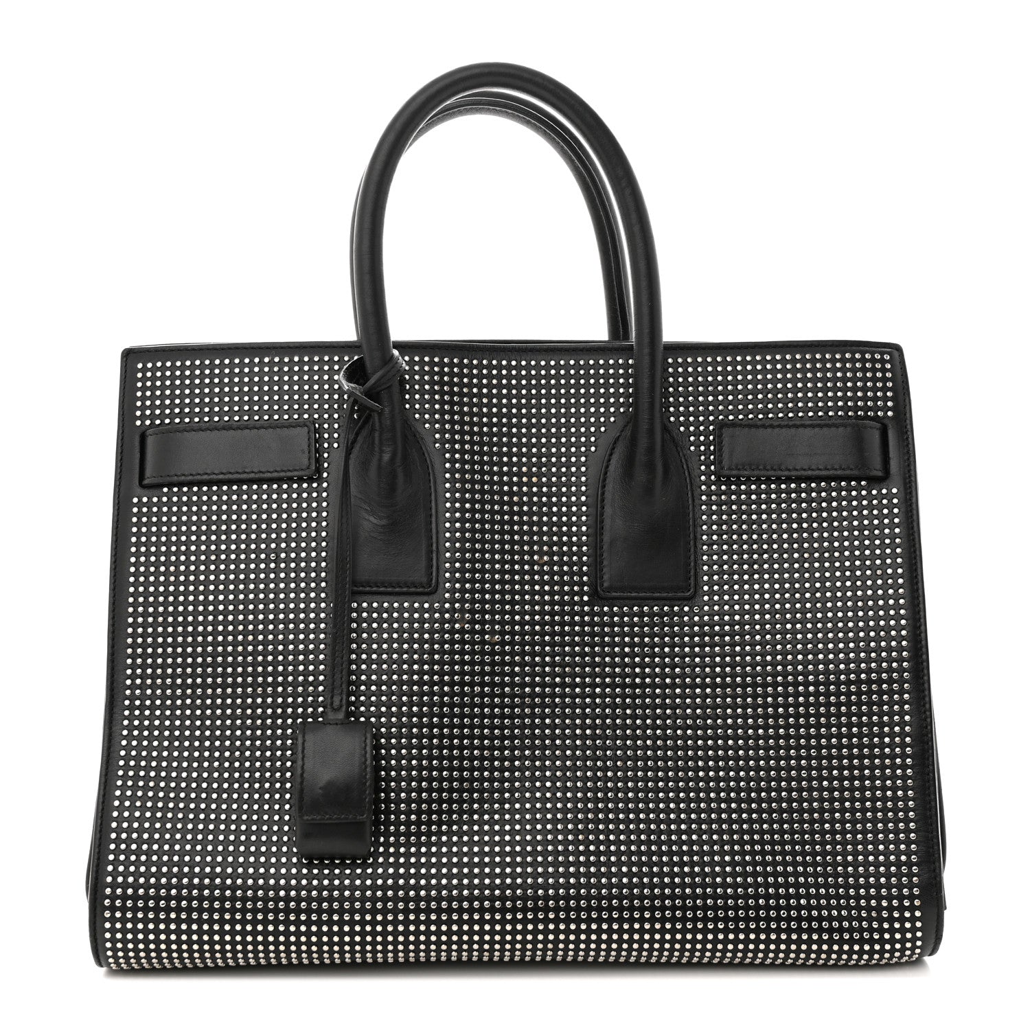 Saint Laurent Calfskin Studded Small Sac De Jour Black 1 of 18
