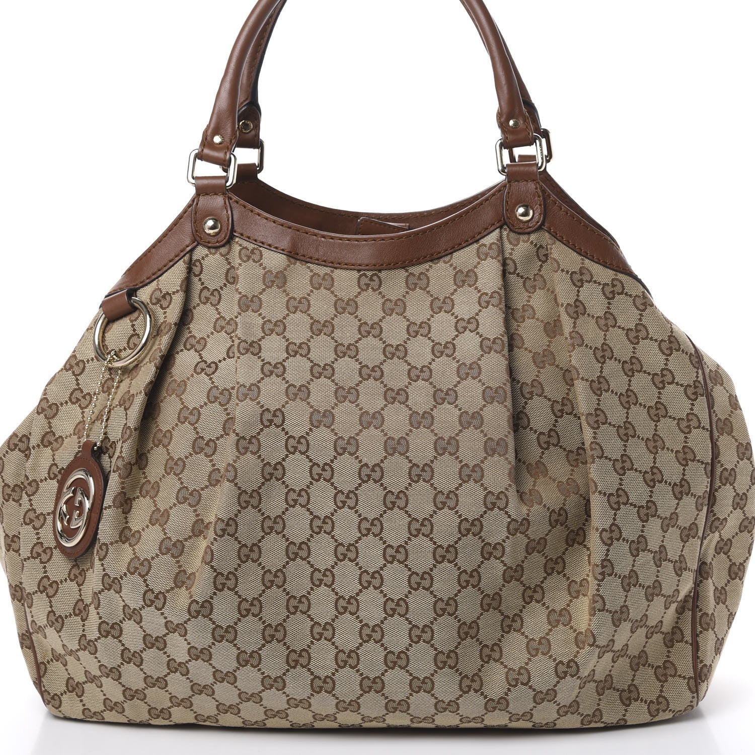 Gucci Monogram Large Sukey Tote Brown 7 of 9