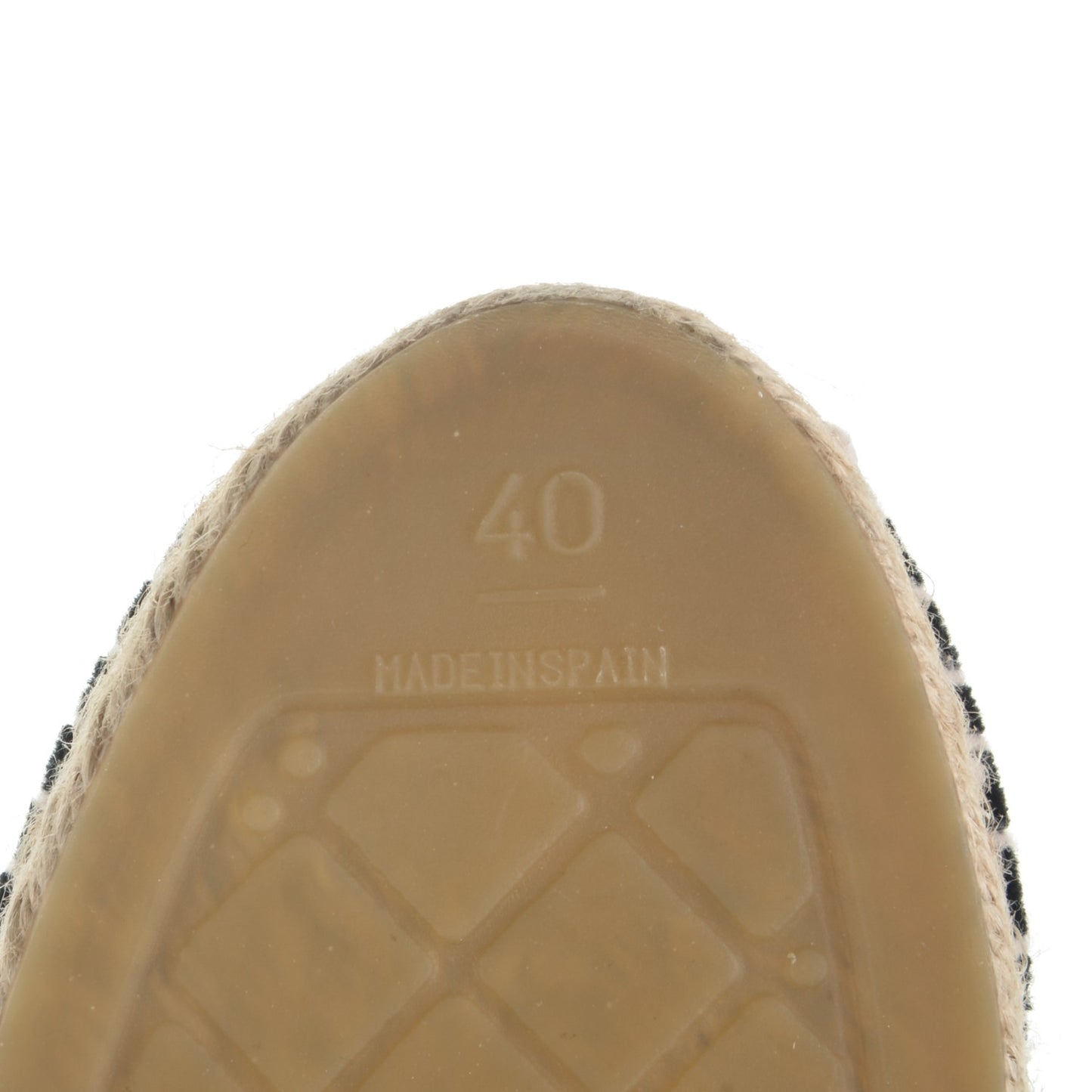 Velvet CC Espadrilles 40 Dark Navy Black