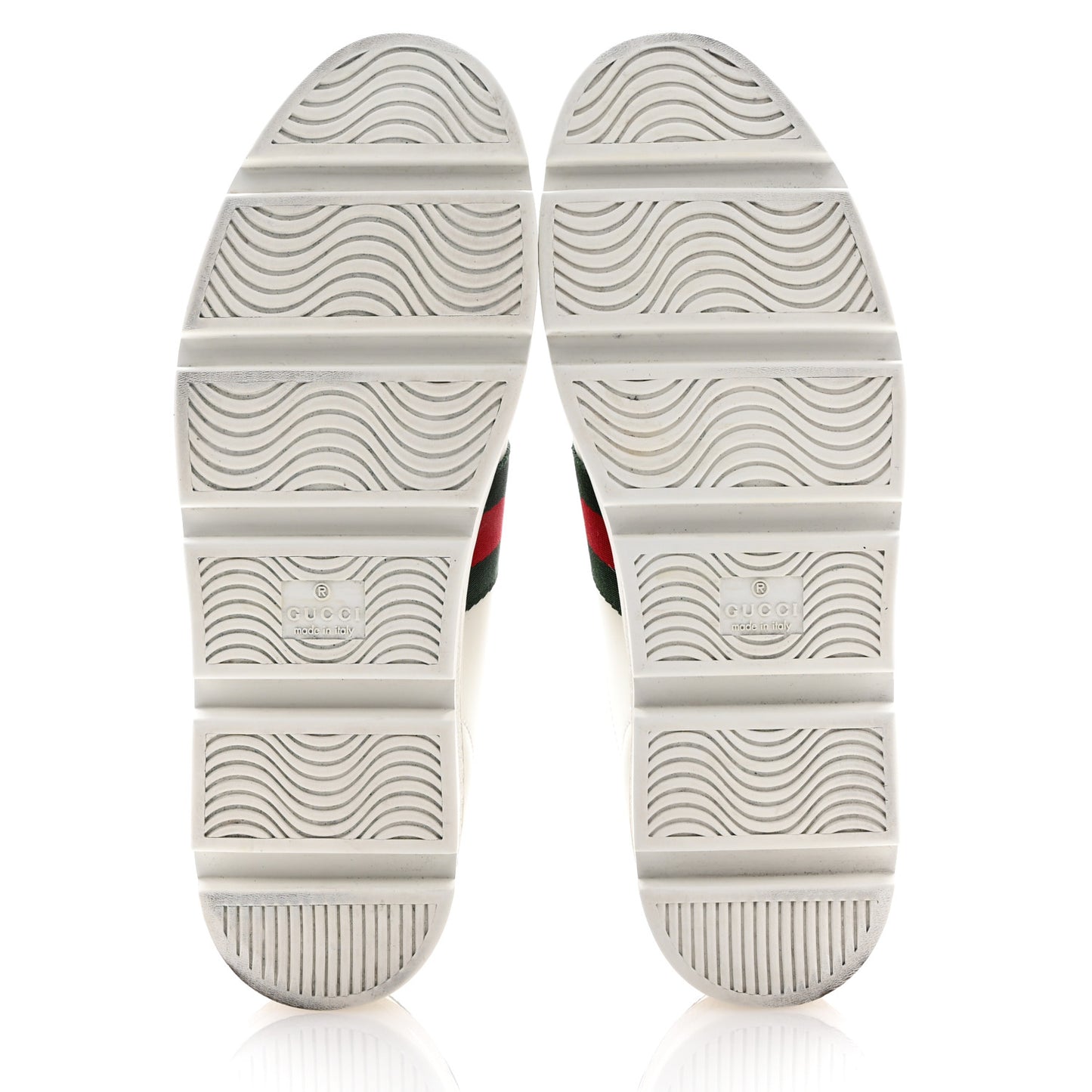 Calfskin Web Bee Embroidered Womens Ace Platform Sneakers 39 White