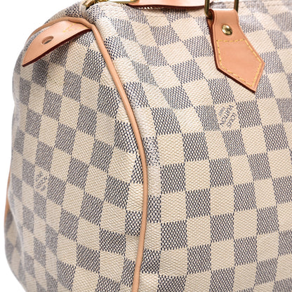 Louis Vuitton Damier Azur Speedy 30 10 of 15