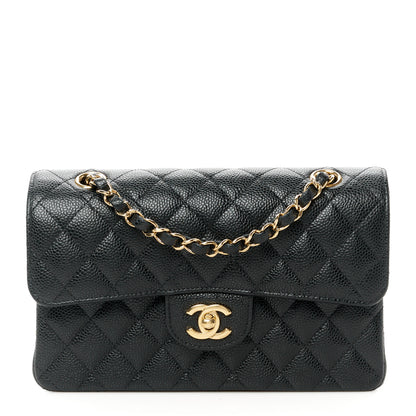 Chanel Caviar Quilted Small Double Flap Black 1 of 12