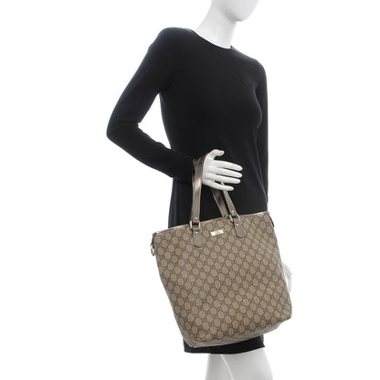 Gucci GG Plus Monogram Medium Joy Tote Gunmetal 2 of 7