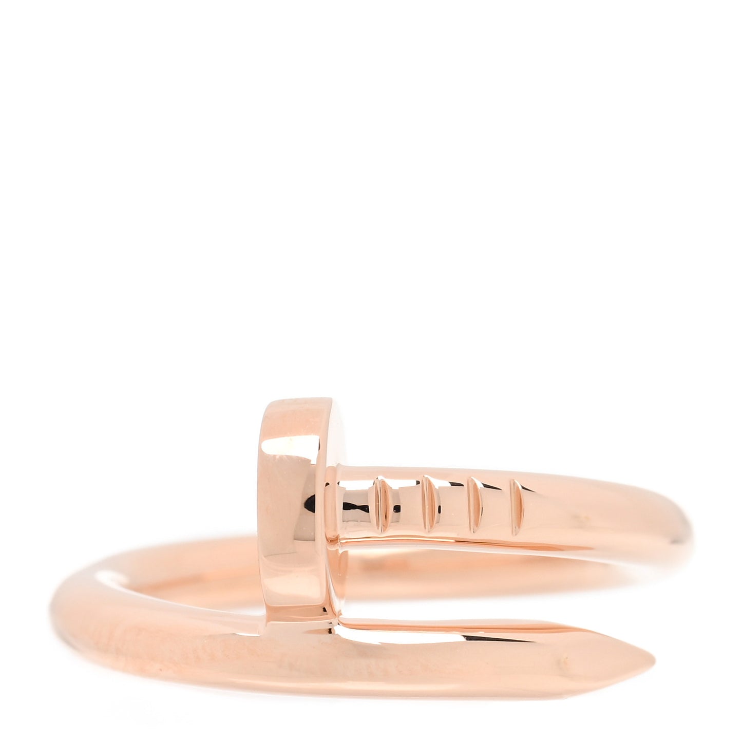 18K Pink Gold Juste Un Clou Ring 50 5.25