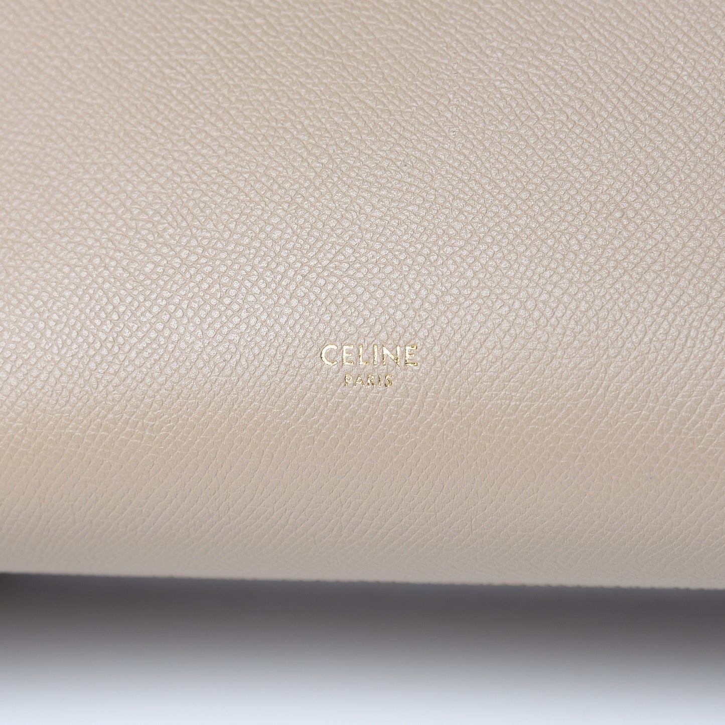 Grained Calfskin Micro Belt Bag Light Taupe