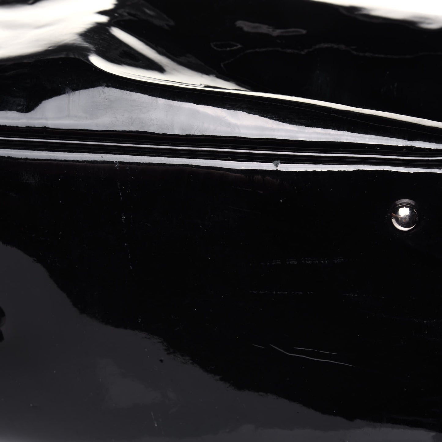 Vinyl XL Lipstick Tote Black