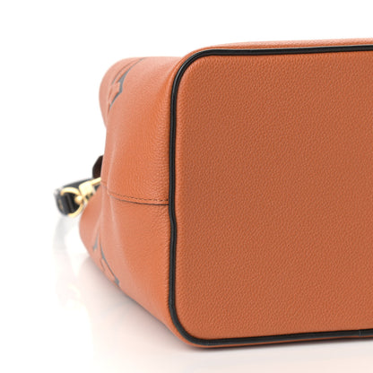 Louis Vuitton Empreinte Monogram Giant Crafty Neonoe MM Caramel Black 9 of 10
