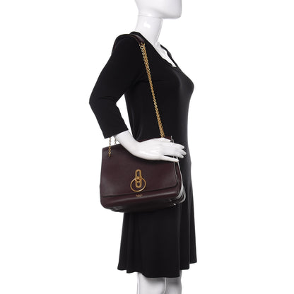 Mulberry Natural Grain Amberley Satchel Oxblood 2 of 9