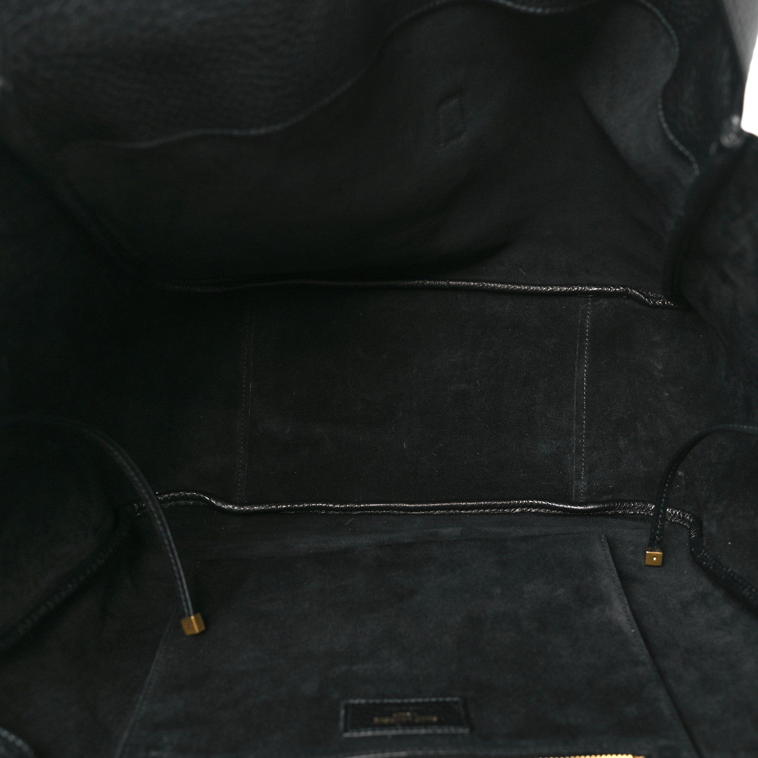 Saint Laurent Grained Deerskin Bea Tote Black 6 of 10