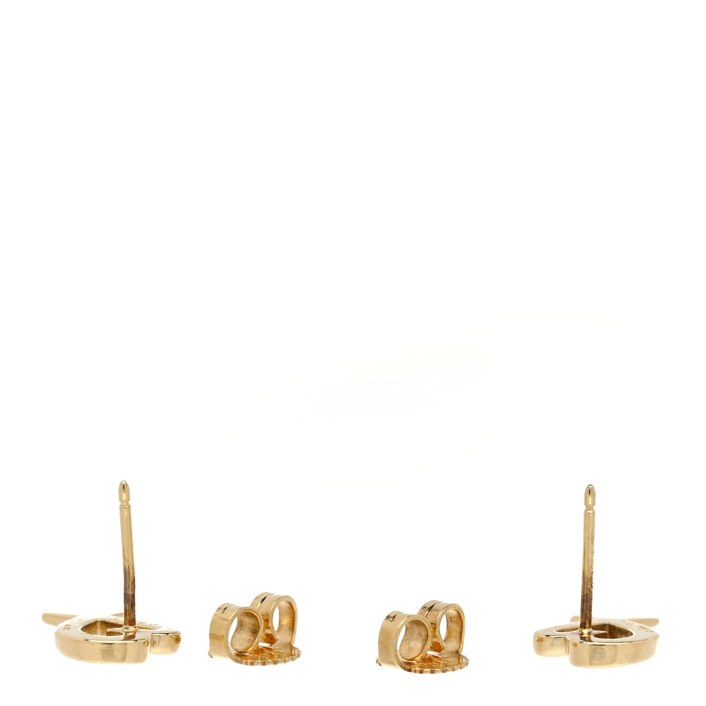 18K Yellow Gold Mini Paloma Picasso Loving Heart Earrings