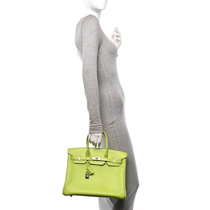 Hermes Epsom Candy Birkin 35 Kiwi Lichen 2 of 10