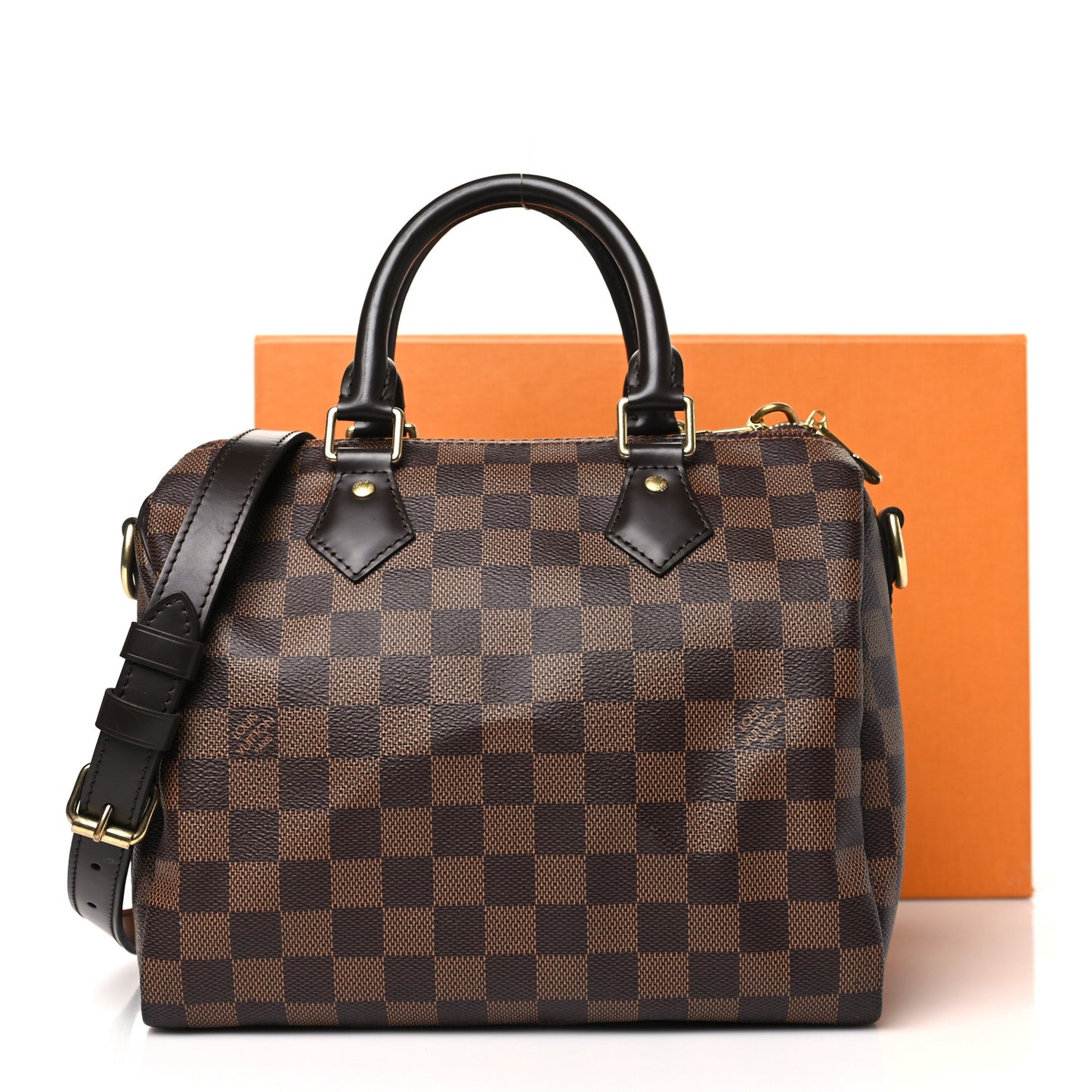 Damier Ebene Speedy Bandouliere 25