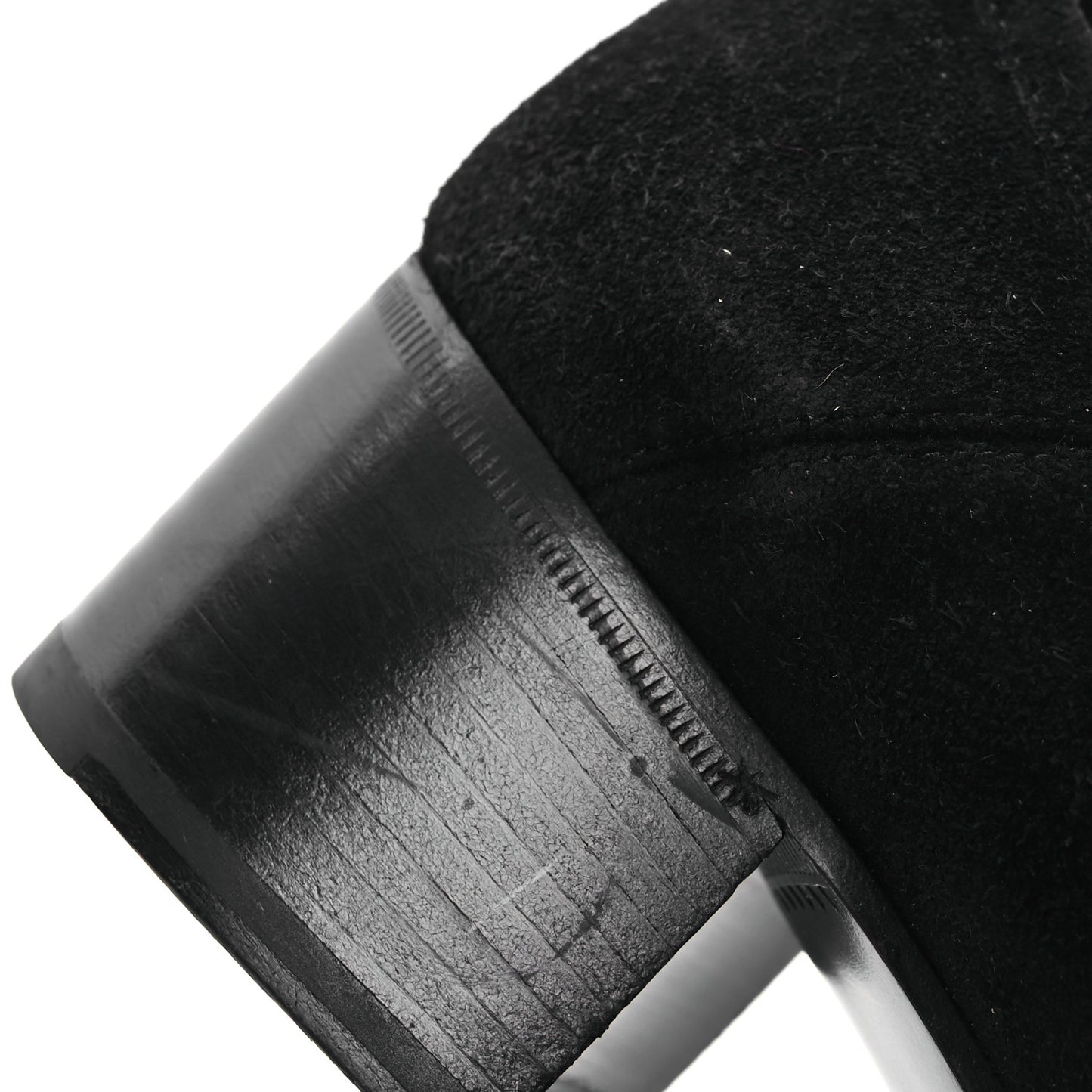 Suede Web Womens Loafers 38.5 Black