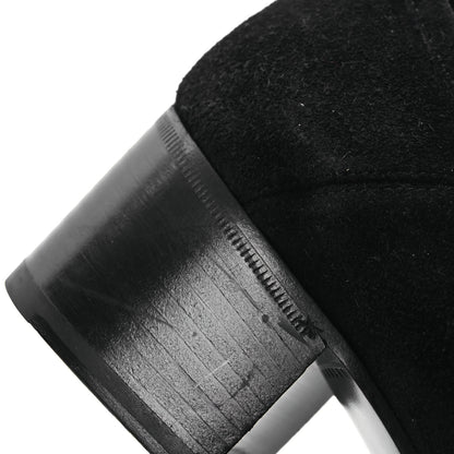 Gucci Suede Web Womens Loafers 38.5 Black 12 of 15