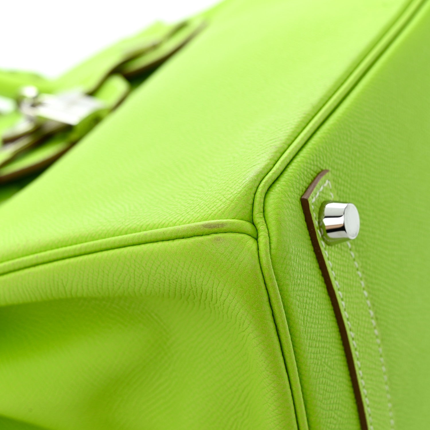 Hermes Epsom Candy Birkin 30 Kiwi Lichen 9 of 19