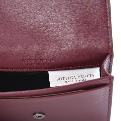 Bottega Veneta Nappa Intrecciato Card Holder Gigolo Red 8 of 11