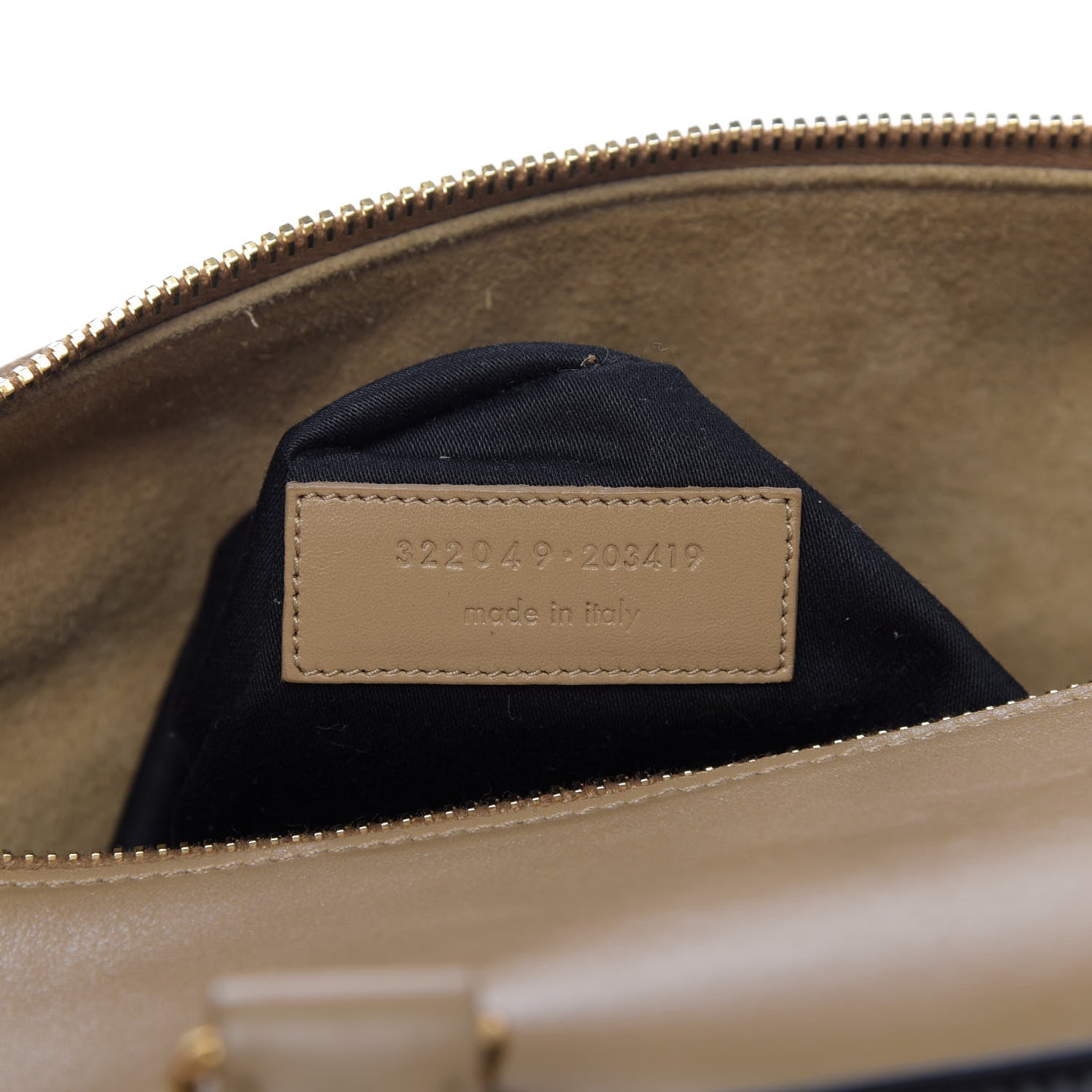Saint Laurent Smooth Calfskin Bi-Color Duffle 6 Beige Black 10 of 10