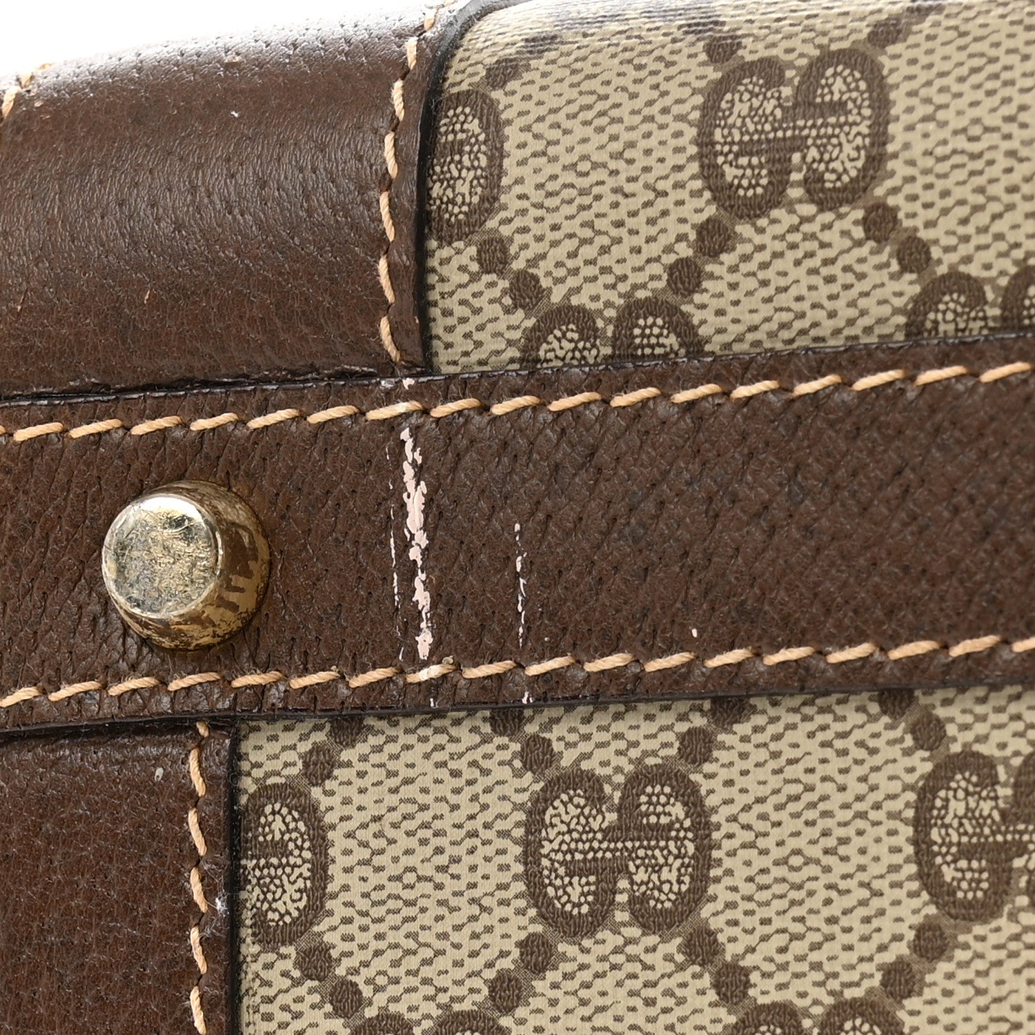 Gucci Monogram Web Train Cosmetic Case Brown 11 of 16