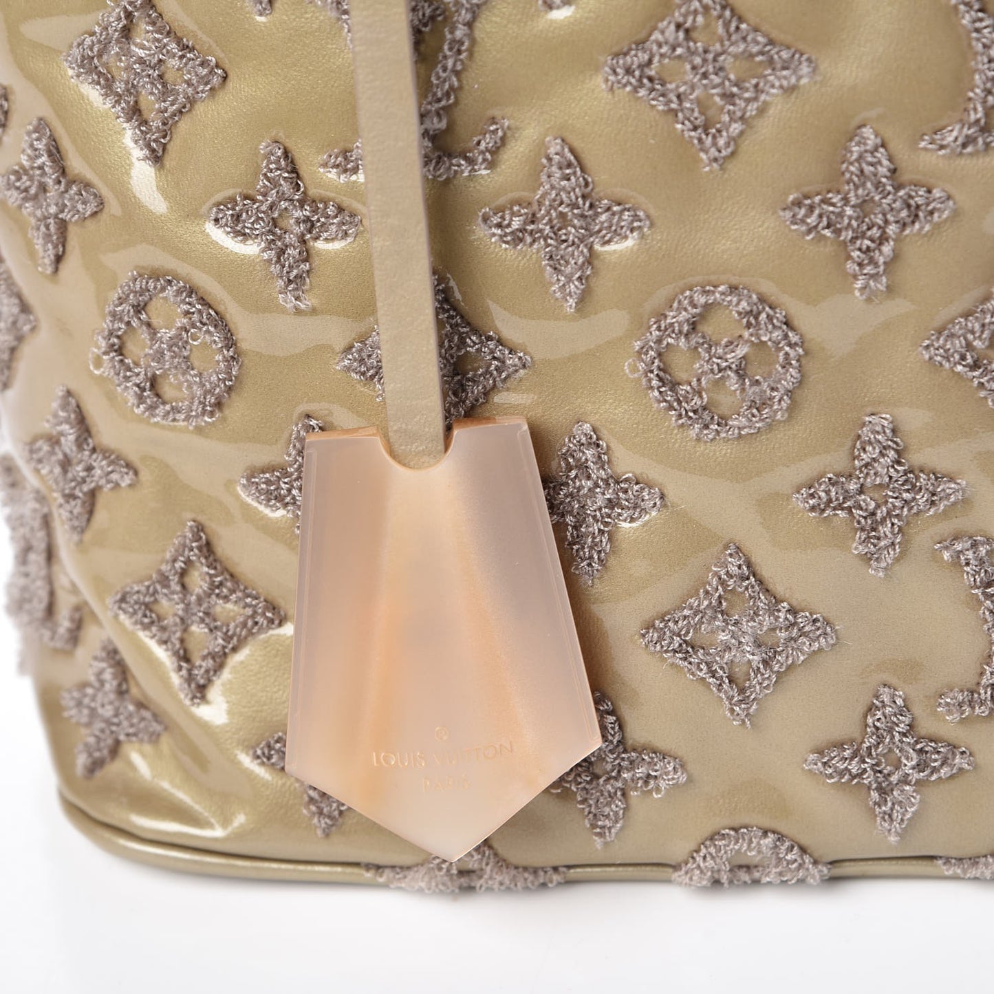 Patent Lambskin Fascination Lockit Gris