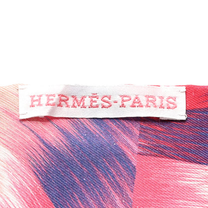 Hermes Silk Marble Silk Twilly Rose Vert Violet 2 of 3