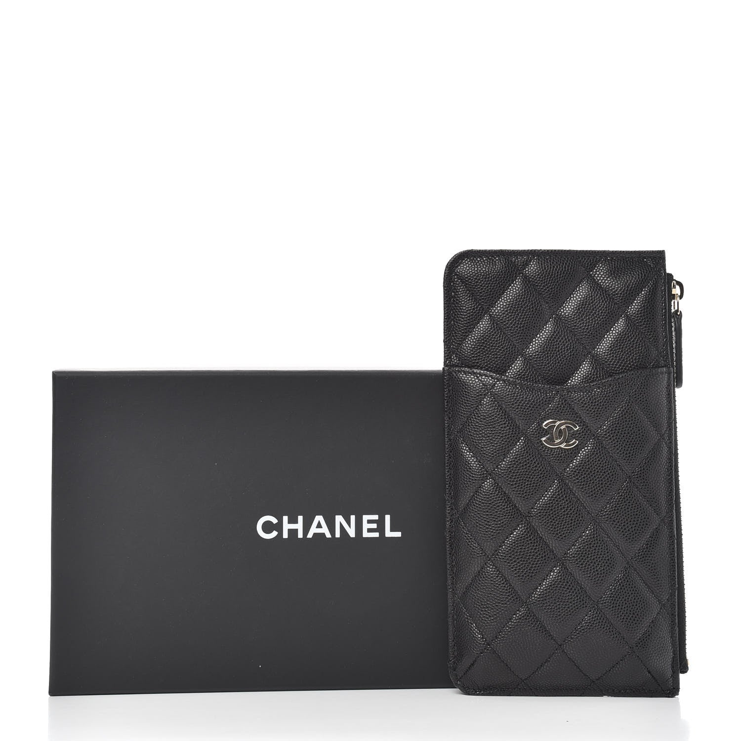 Chanel Caviar Quilted Classic iPhone Pouch Black 8 of 8