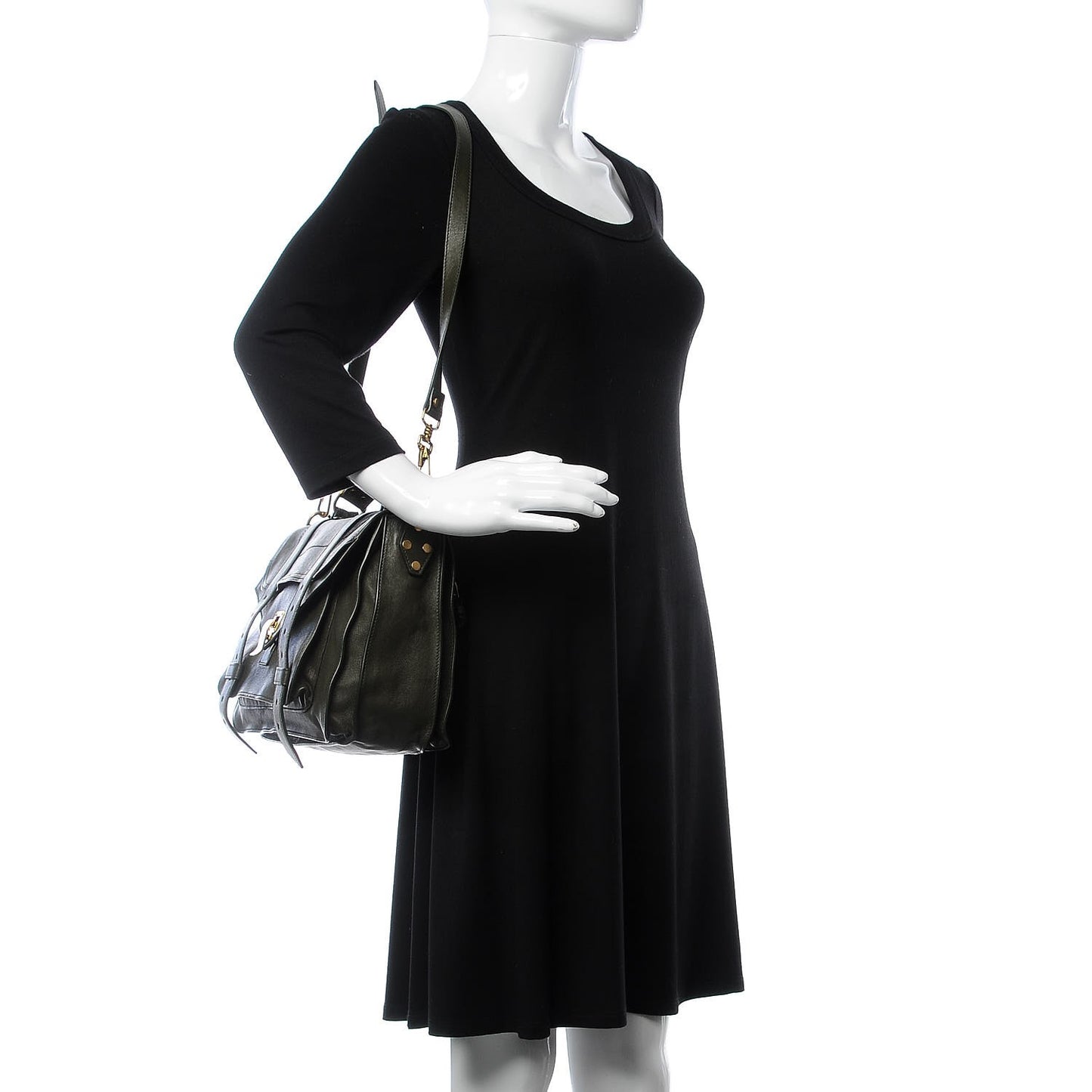 Lambskin Medium PS1 Satchel Military